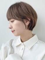 大人かわいい　小顔　丸みショートボブ【櫻井】