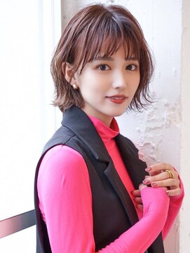 アグ ヘアー セレーノ 鴻巣店(Agu hair sereno) 《Agu hair》おしゃ感◎ウルフウェーブボブ