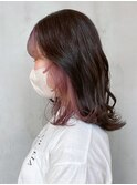 インナーピンク_チェリーブラウンフェミニンロング_ba413961