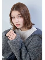 ユニックス モザイクモール港北店(UNIX)&nbsp;【UNIX港北店】センターパートくびれボブ#ニュアンスパーマ