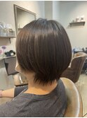 白髪ボカシマロンベージュ