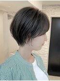 ショートヘア/ボブ/可愛い丸み/簡単スタイリング/20代30代
