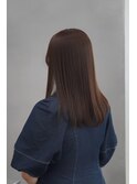 【酸性ストレート&ブラウンカラー】