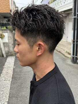 スウェル 船橋店(Swell) #ベリーショート#ダークアッシュ#ニュアンスパーマ#韓国マッシュ