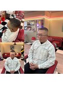 -80's American barber shop-