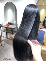 ジル アンク(Jill ankh)&nbsp;《Jillankh 姫路駅前》ネイビーグレージュ　暗髪　艶髪カラー