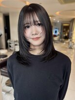 ヤヨイブレインズフェアリー(YAYOI BRAINS fairy)&nbsp;ダークアッシュ　ミディアムレイヤー　顔まわりレイヤー☆