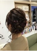 ロープ編み、裏編み、フォワードリバースカールのデコレーション