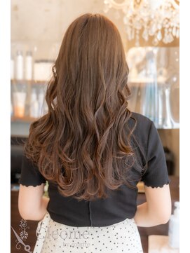 クレオメ バイ スーリール 五反田店(cleome by sourire) シースルーバング大人ガーリーミディアムレイヤーカット黒髪美髪