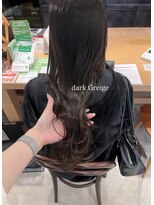 サラ 天神大名店(SARA)&nbsp;【RINA】ブリーチなしダークグレージュ