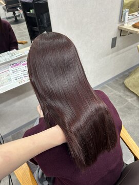 フュー 新小岩(few.) レッドブラウン艶カラー