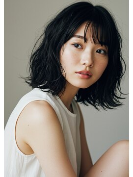 エフェクト 川崎(effect) うる美髪似合わせカットサイドバング外ハネボブ小顔イメチェン