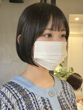 テクネ 天神大名(techne) 天神大名今泉ショートヘア顔周りレイヤーボブくびれショートボブ