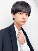 メンズニュアンスパーマ韓国風マッシュナチュラルパーマ(清水)