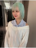 ミントグリーンハイトーンブリーチ