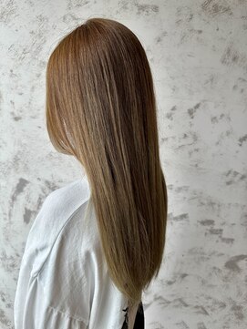 オルガ(olga) 髪質改善 ハイライト ダブルカラー 白髪ぼかし