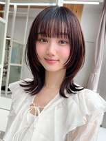 ラルユー 金山(LallYou)&nbsp;大人の抜け感ミディアムレイヤースタイル