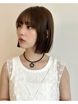 アペロ 柏(Apero) 切りっぱなしボブ/韓国ボブ/トリートメントストレート/柏美容室