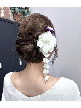 ルシードスタイルベル(LUCID STYEL BELLE) 和装にぴったりお花ヘアアレンジ