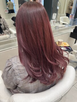 アヴァンス 深井店(AVANCE.) ピンクベージュ[髪質改善カラー]