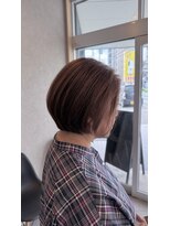 ラリス(Ralis) ショートボブ/白髪ぼかしハイライト