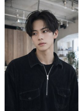 ベル 銀座並木通り店(Belle) men'shair/センターパート/ツーブロック/シャドウパーマ