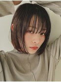 レイヤーボブミニボブ大人ボブ顔まわり