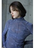 簡単スタイリングアンニュイな毛流れが簡単にできる柔らかボブ