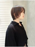 小顔◎顔周りパツっとショート/綾瀬