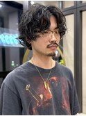◎無造作ウェーブ/センターパート