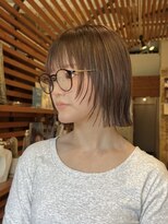 マッシュ アドベ 八戸ノ里(MASHU ADOBE) ぱつっとボブ☆顔まわりレイヤー/20代・30代