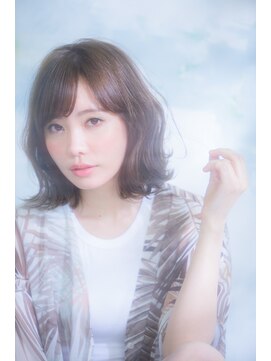 ヴァンクシー バイ ルナ(VANKCY by Luna) 【neolive plus】ボブ#簡単#アッシュグレー#ひし形シルエット