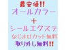 カラー＋最高級レミーシール62センチ70枚.80枚コース♪27500円～♪カット無料