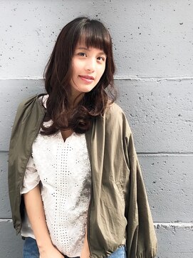 アローラ 三軒茶屋(Allora) ベビーバング×ミディアムボブディ