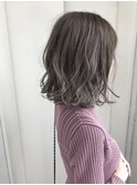3Dハイライトグレージュ×ボブ♪