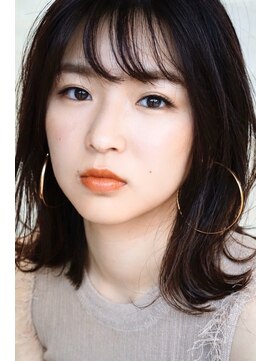 アッシュ 元住吉店(Ash) 外ハネ切りっぱなしセミディ