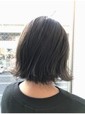 外ハネボブ×ブラックグレー