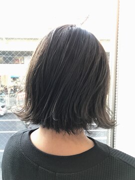 ルシア 東三国店(hair and make lucia) 外ハネボブ×ブラックグレー