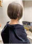 【roijir 表参道 山岸】小顔　外国人風カラー　ショートボブ