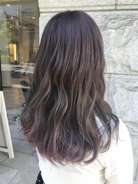 リフレアンドケア ミチ 幸町店(refre&care MICHI) ピンクベージュグラデーションカラー