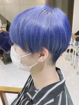 デイズ(days) フェザーマッシュソフトツーブロックトランクスヘアブルーカラー