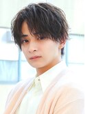 ツーブロック束感流行センターパート