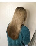 ハイトーン艶ロング