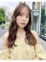 ノラ ヘアーサロン(NORA HAIR SALON)&nbsp;ナチュラル小顔前髪あり後れ毛サイドバング結べるボブくびれヘア