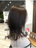 ★似合わせカットグレーベージュ髪質改善インナーカラー前髪