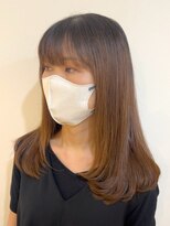 イオエ(ioe) 黒髪/ボブルフ/ネビージュ/小顔/ワンレン/髪質改善/グレージュ