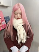 着物/フェミニンロング/似合わせカット/ウェーブミディアム/梅田