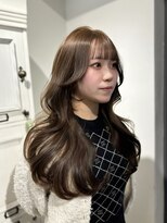 【kumu】ブリーチなしナチュラルベージュ/韓国風小顔レイヤー