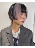 デザインコントラストカラーくびれショートbob