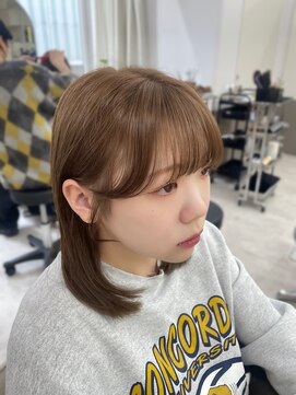 くびれミディ/似合わせ/小顔/透明感/髪質改善/新宿